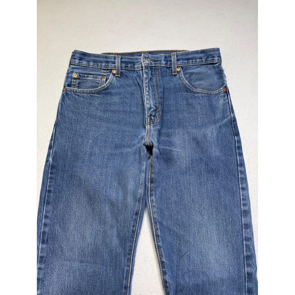 Levi's 517 Jeans Mens 34x32 Blue Bootcut Mid Wash Y2K Denim Cowboy Workwear